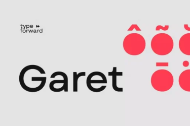 Garet Font free download – Minimalist font preview