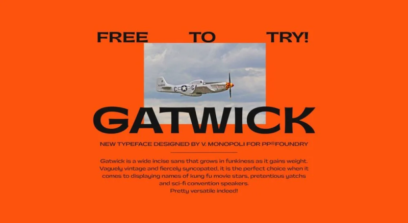 Gatwick Font free download preview 7 – Sans Serif Fonts font