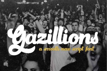 Gazillions Script Font Duo free download – Script And Handwritten font preview