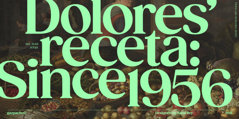 Gazpacho Font free download preview 9 – Serif Fonts font