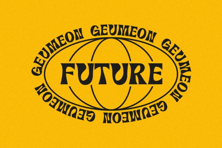 Geumeon – Groovy Display Font free download preview 2 – Display Fonts font