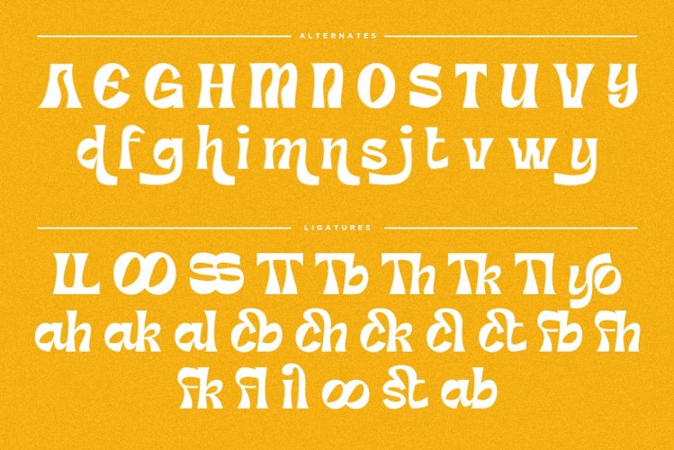Geumeon – Groovy Display Font free download preview 6 – Display Fonts font