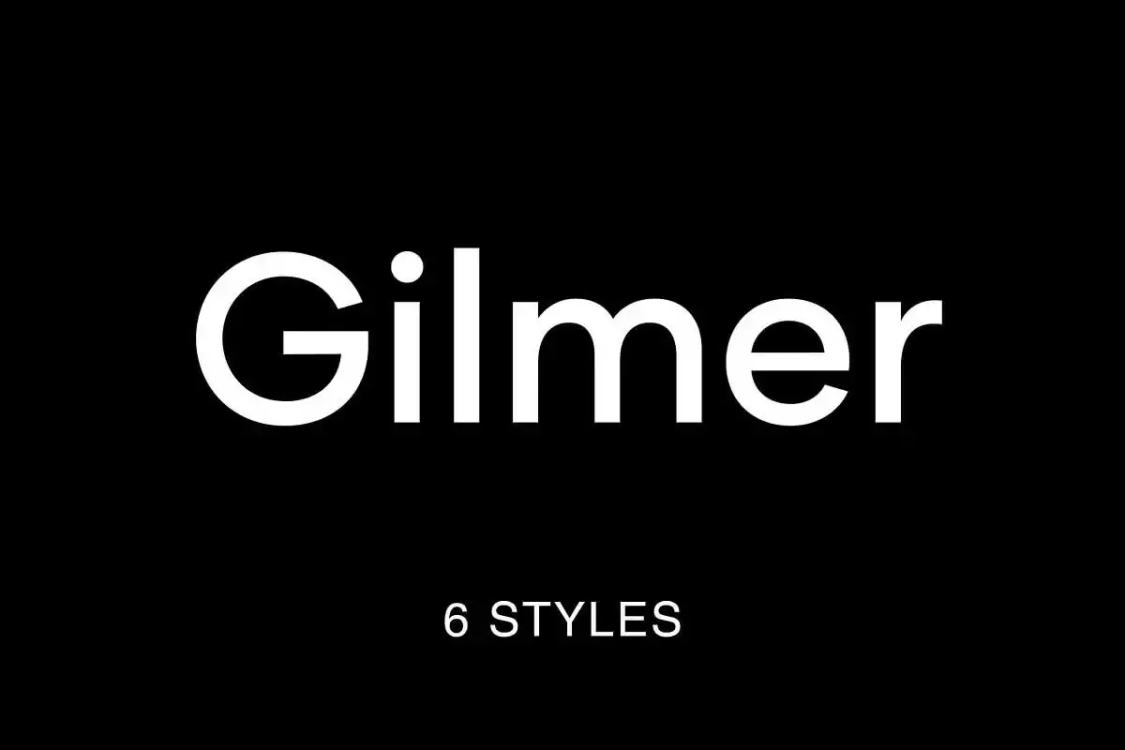 Gilmer Font free download – Sans Serif Fonts font preview image for Windows and Mac