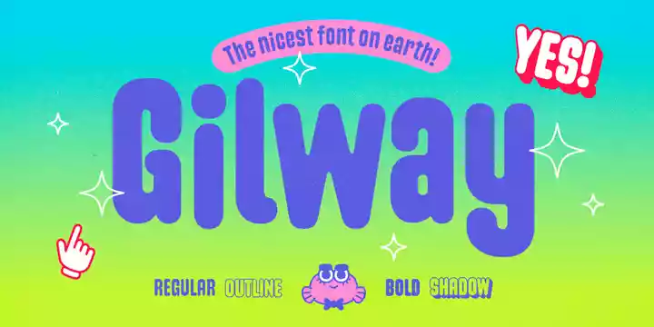 Gilway Font Family free download – Font Family font preview image for Windows and Mac