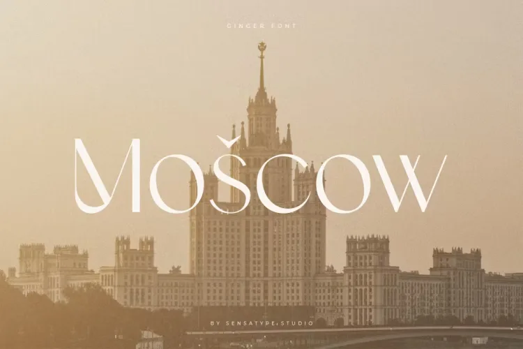 Ginger Font preview 1 – Serif Fonts font sample