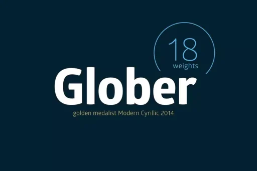 Glober Font free download – Sans Serif Fonts font preview image for Windows and Mac