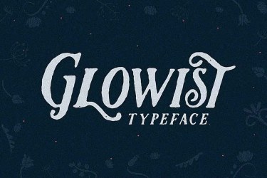 Glowist Font free download – Display font preview