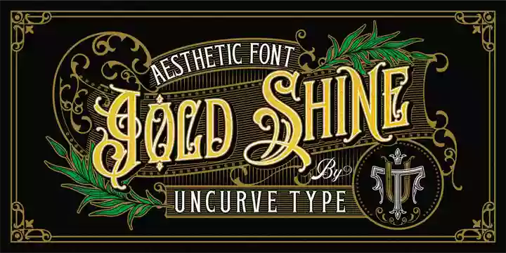 Goldshine Font Family free download preview 8 – Font Family font