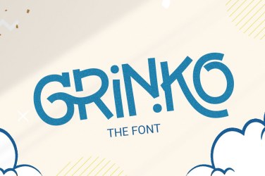 Grinko Font free download – Decorative font preview