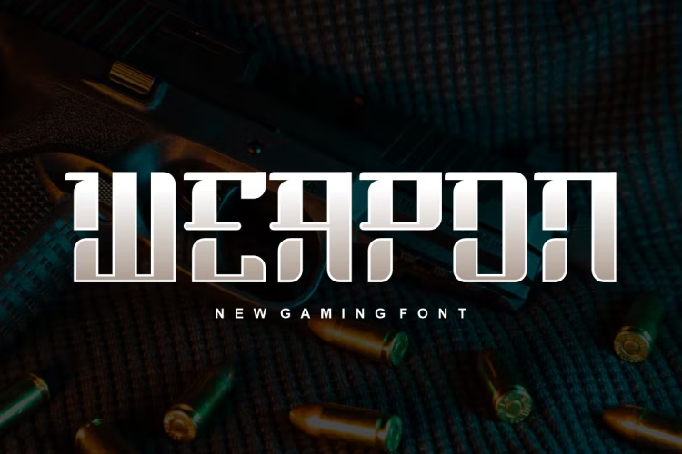 Guns Black Font free download preview 1 – Serif Fonts font