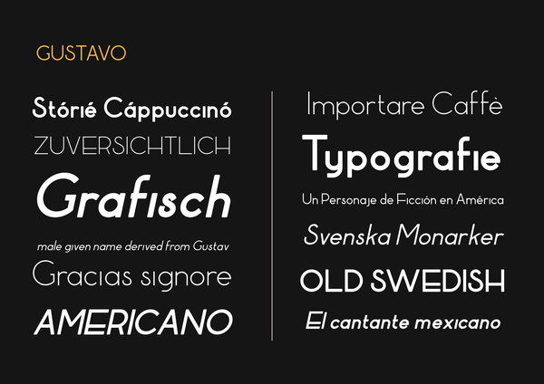 Gustavo Font free download preview 1 – Sans Serif Fonts font