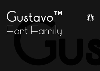 Gustavo Font free download – Display font preview