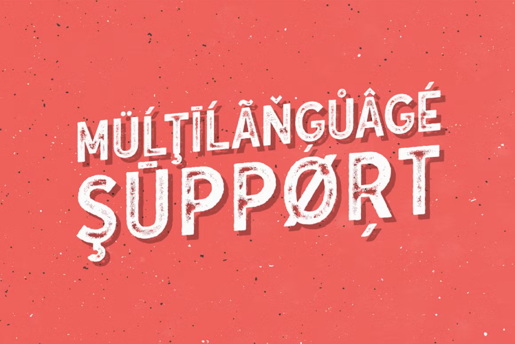 Gutenberg Font free download preview 4 – Display Fonts font