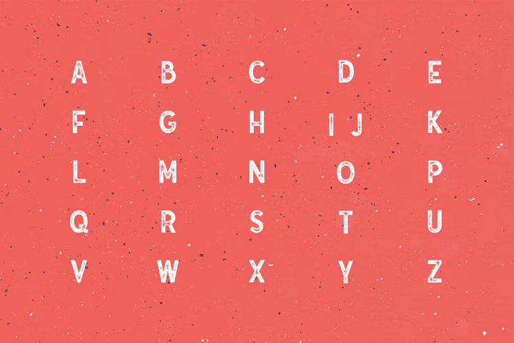 Gutenberg Font free download preview 5 – Display Fonts font