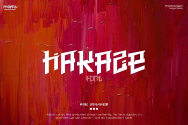 Hakaze Font free download – Decorative Fonts font preview