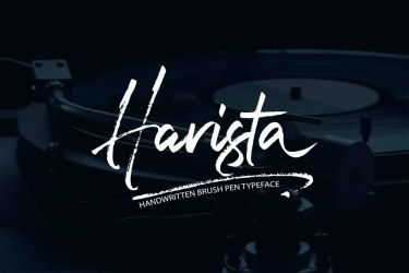 Harista Font free download – Script And Handwritten font preview