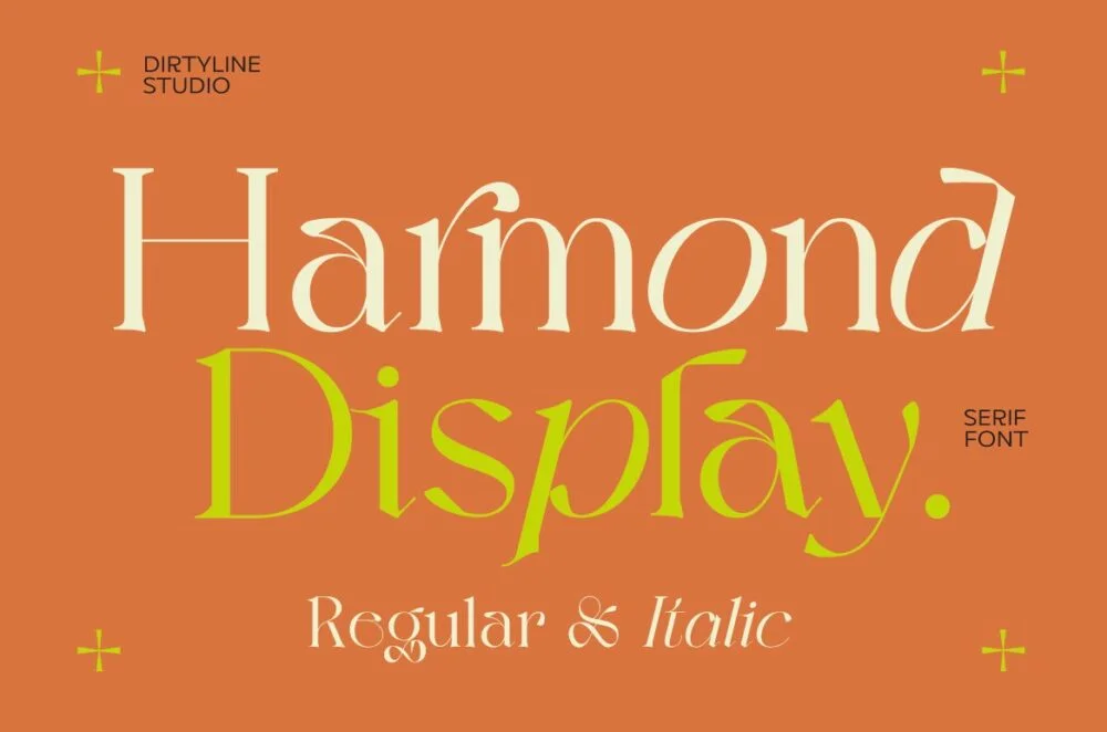 Harmond Font free download – Serif Fonts font preview image for Windows and Mac