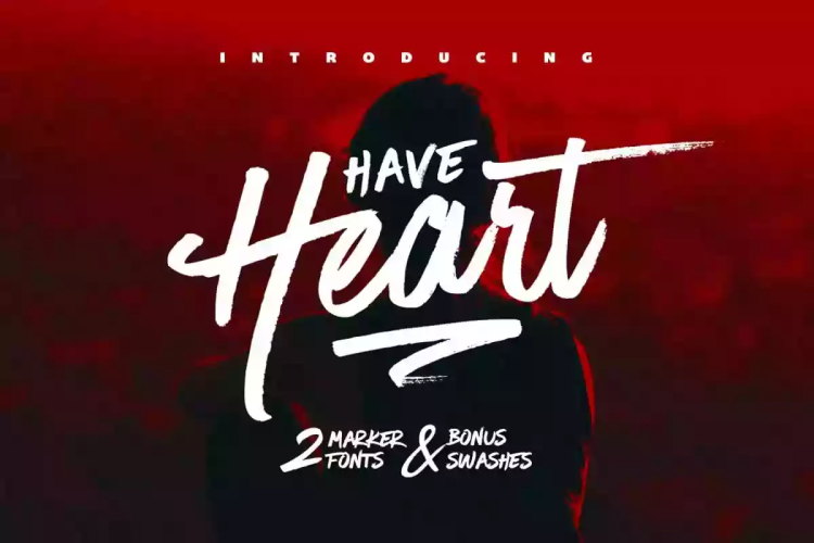 Have Heart Font free download preview 6 – Script And Handwritten font