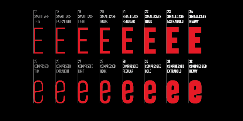 Heading Pro Font free download preview 3 – Typeface font