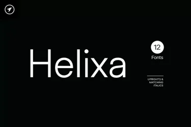 Helixa – Clean & Modern Font Family free download – Sans Serif Fonts preview