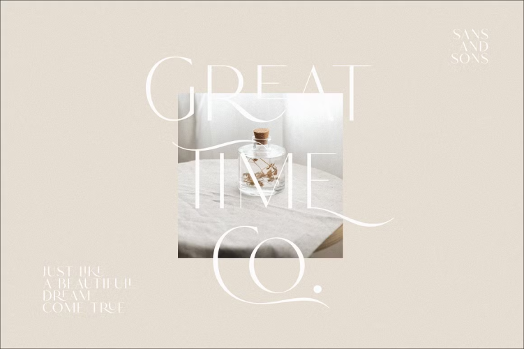 Hello Paris Sans Font free download preview 4 – Serif Fonts font
