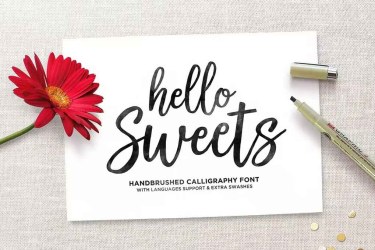 Hello Sweets Script Font free download – Script And Handwritten font preview