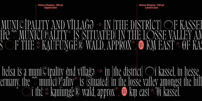 Helsa Display Font free download preview 2 – Serif Fonts font