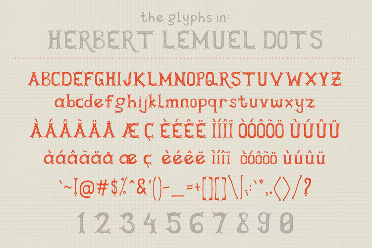 Herbert Lemuel Font free download preview 2 – Serif Fonts font