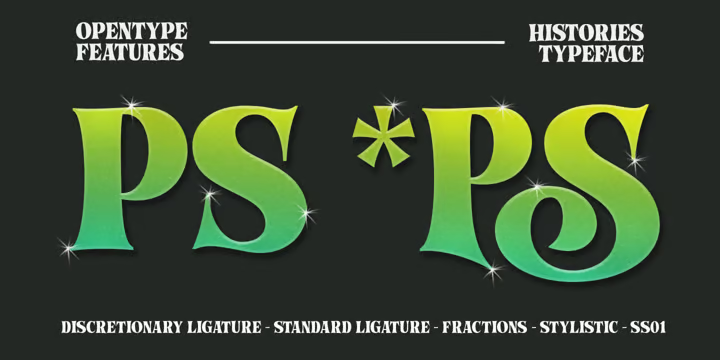 Histories Font free download preview 10 – Font Family font