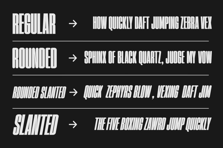 Homura Font free download preview 4 – Sans Serif Fonts font