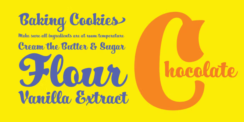 Hucklebuck Font free download preview 1 – Script And Handwritten font