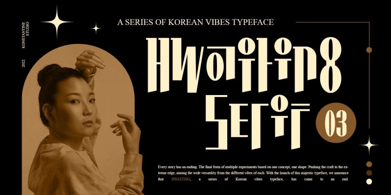 Hwaiting Serif Font free download preview 9 – Serif Fonts font