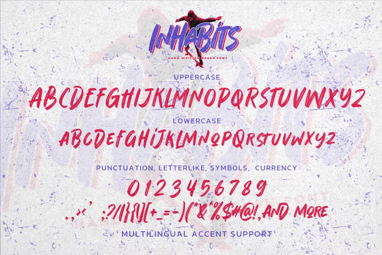 INHABITS Handwritten Brush Font free download preview 3 – Sans Serif Fonts font