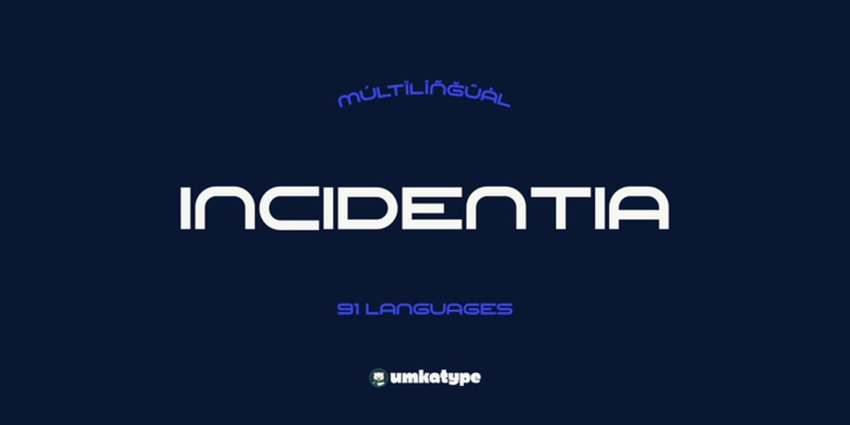 Incidentia Font free download – Display Fonts font preview image for Windows and Mac