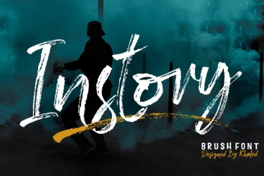 Instory Font free download – Brush Fonts font preview