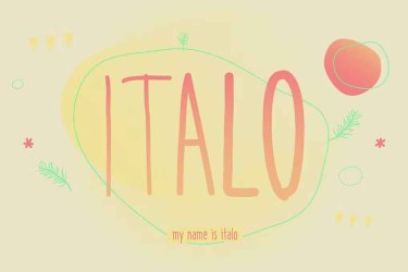 Italo Font free download – Script And Handwritten font preview