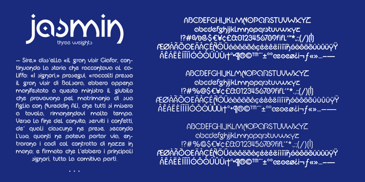 Jasmin Font free download preview 4 – Display Fonts font