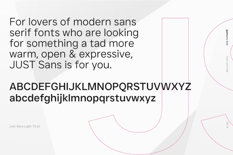 Just Sans Font free download preview 7 – Sans Serif Fonts font