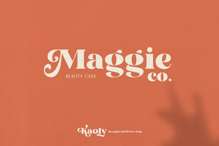 Kaoly Font free download preview 4 – Serif Fonts font