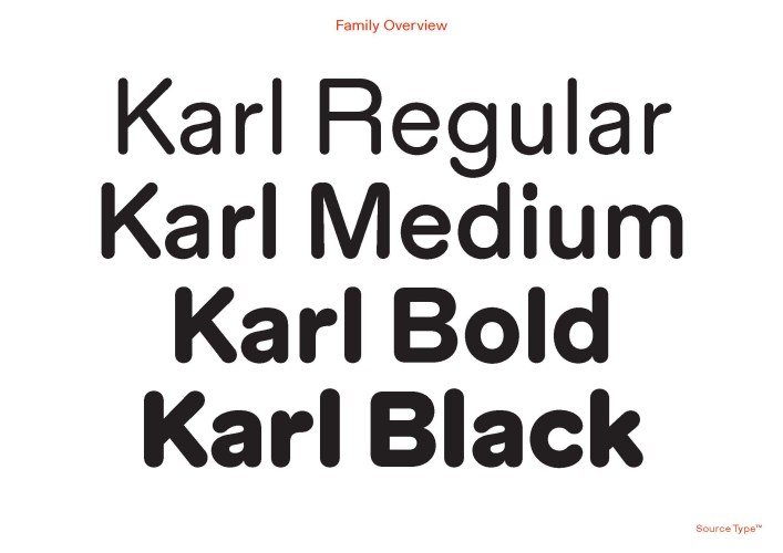 Karl Font Family free download preview 1 – Font Family font