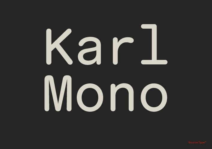 Karl Mono Font Family free download preview 7 – Display Fonts font