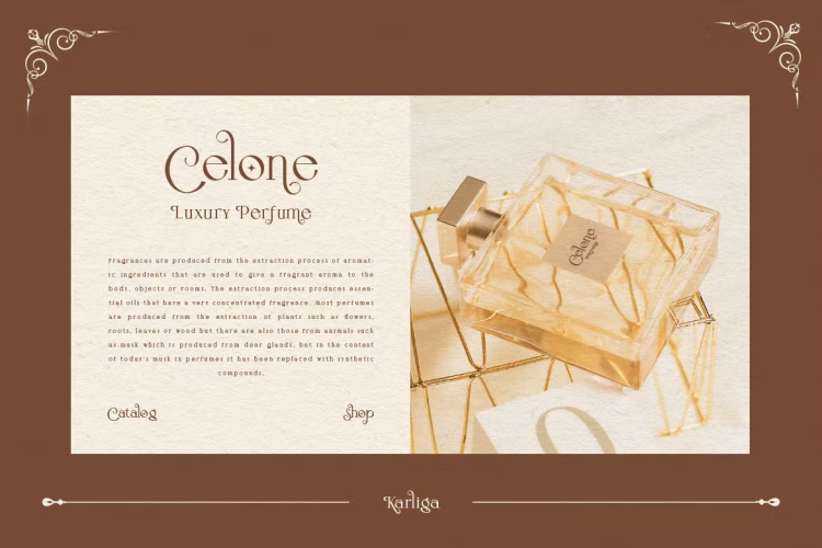 Karliga Font free download preview 1 – Serif Fonts font