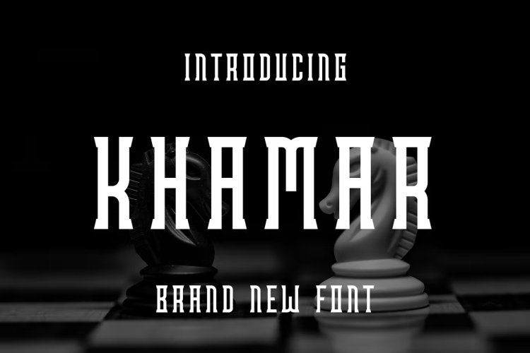 Khamar Font free download preview 2 – Serif Fonts font