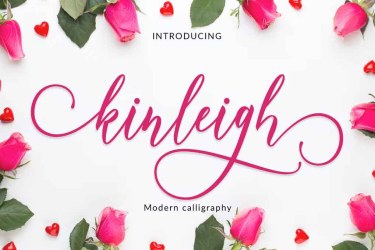 Kinleigh Font free download – Script font preview