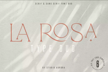 La Rosa – Elegant Summer Serif Font free download – Elegant font preview
