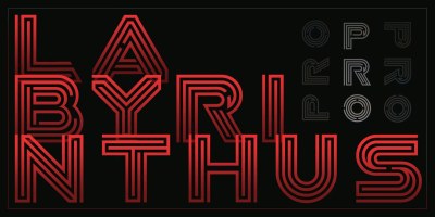 Labyrinthus Pro Font free download – Display Fonts font preview