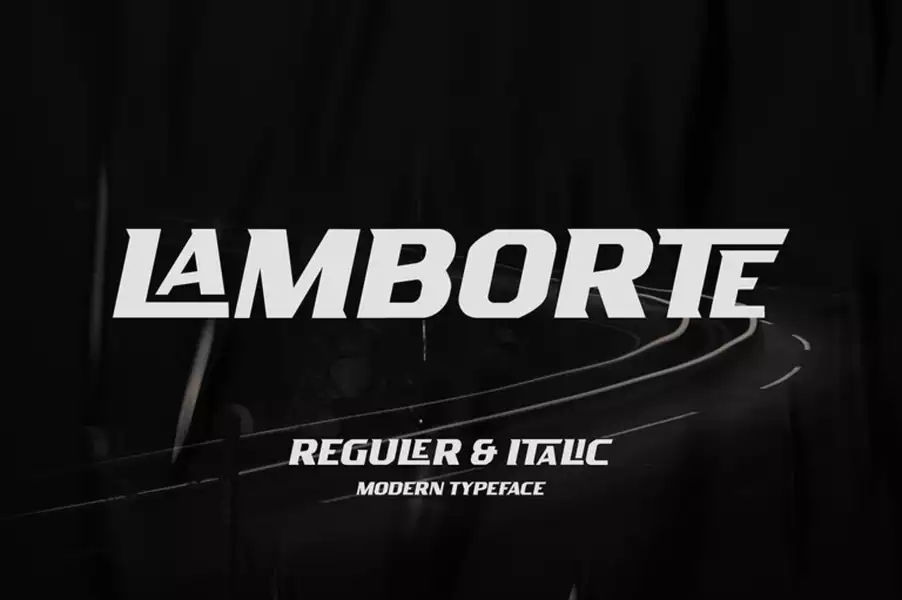 Lamborte Font free download – Display Fonts font preview image for Windows and Mac