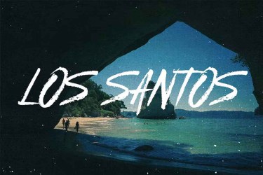 Los Santos Typeface Font free download – Decorative Fonts font preview