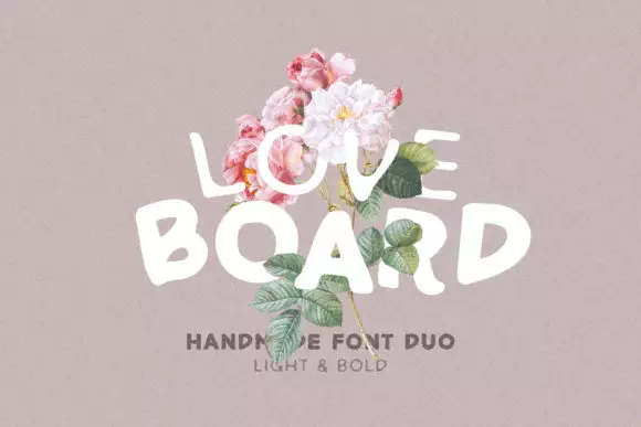 Love Board Font free download preview 6 – Display Fonts font