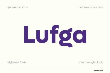 Lufga Font free download – Sans Serif Fonts font preview